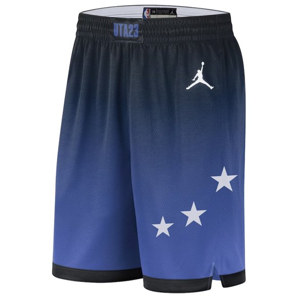 BRAND NEW-Men's Jordan Brand Blue 2023 NBA All-Star Game Swingman Shorts 2XL - Picture 2 of 3